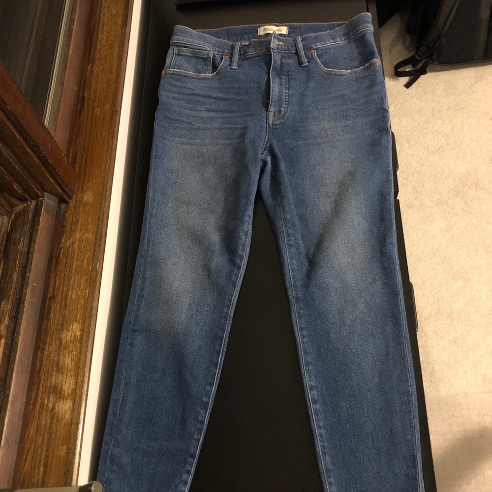 Madewell 9” Mid-Rise Skinny Jeans in Pearson Wash